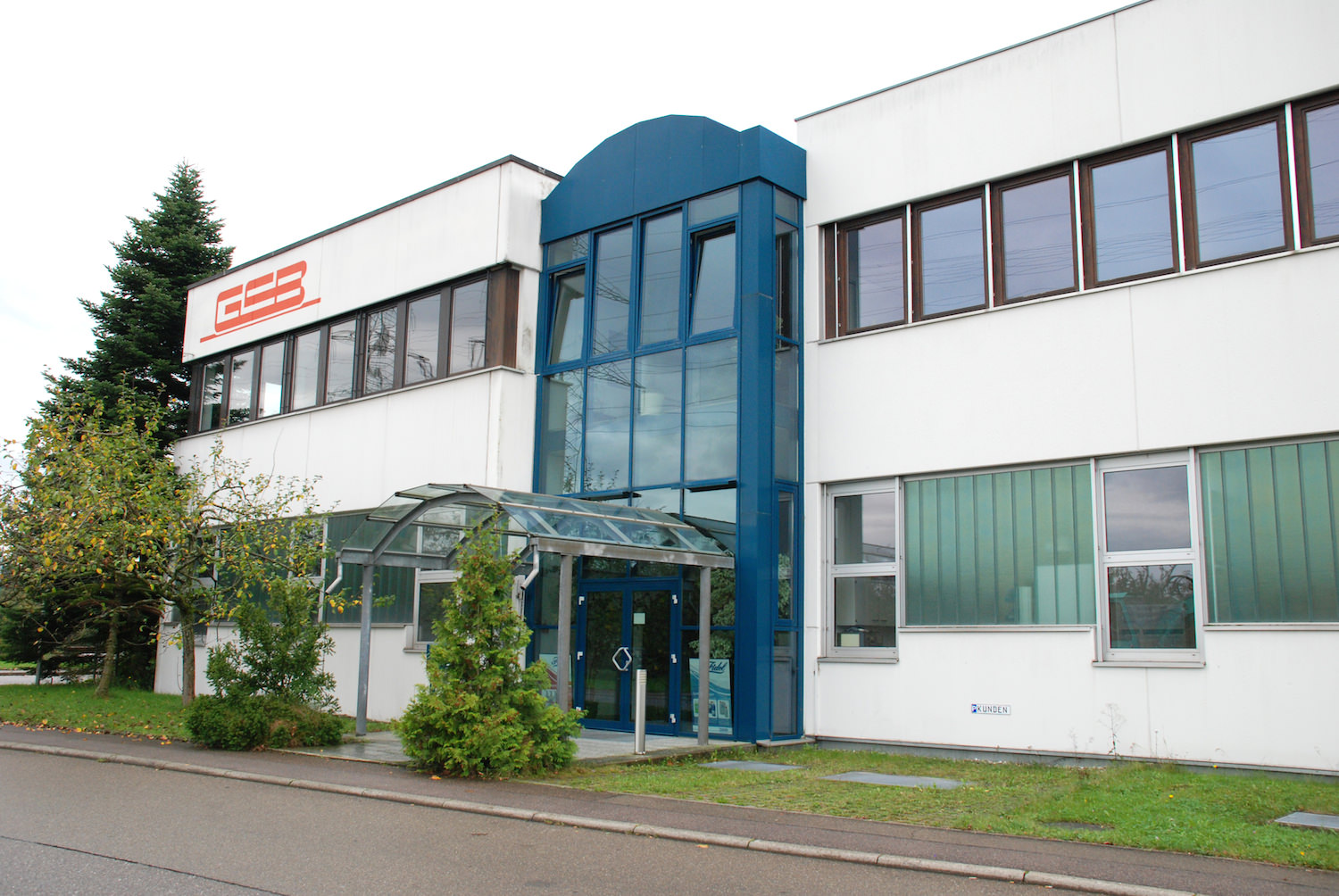 Firmengebäude am Standort Aichwald